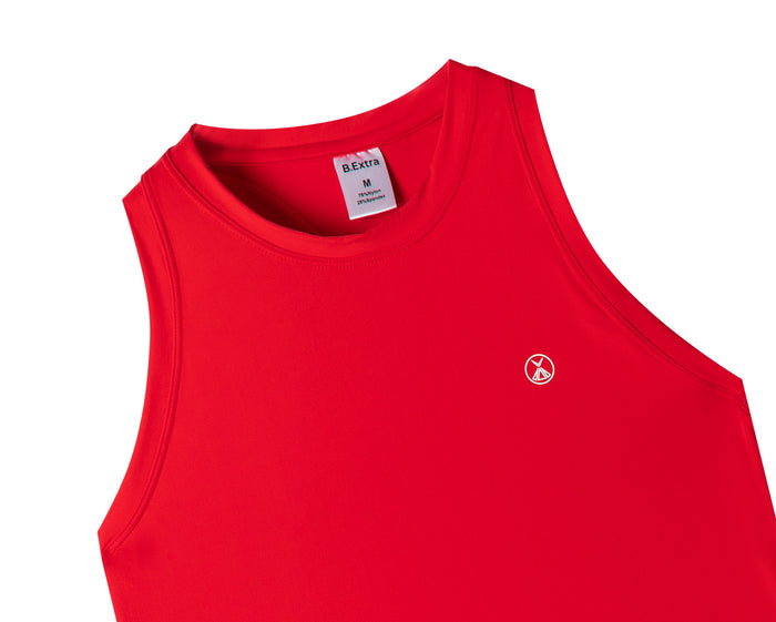 Airflow Tank Crop Top - Cayenne