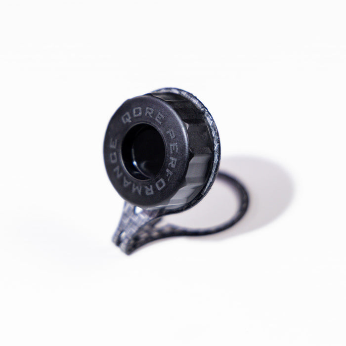 Side view of Closed Cap with tether attached