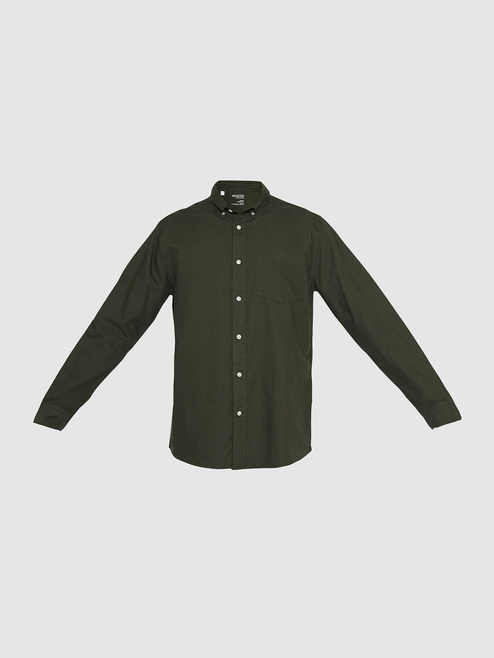 Dark Green Oxford Shirt