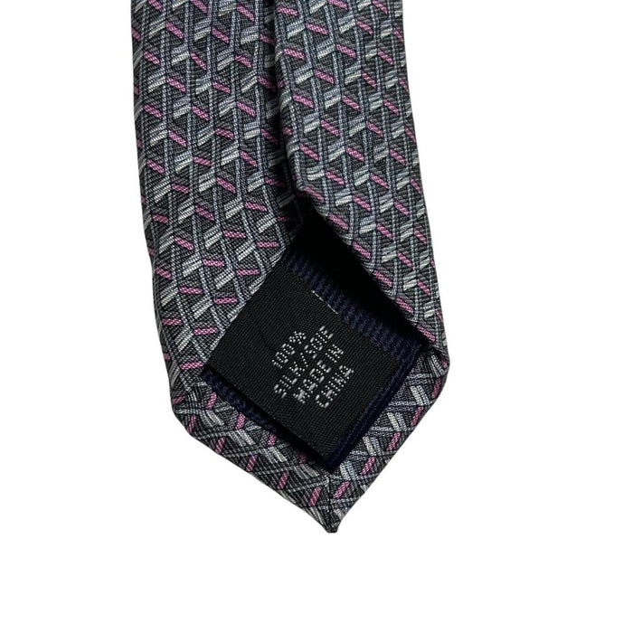 Michael Kors Multicoloured Geometric Pattern Silk Tie