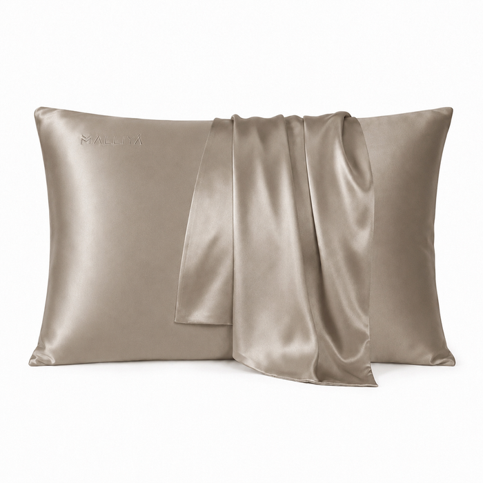 Silk Pillowcase - Champagne - Malliya