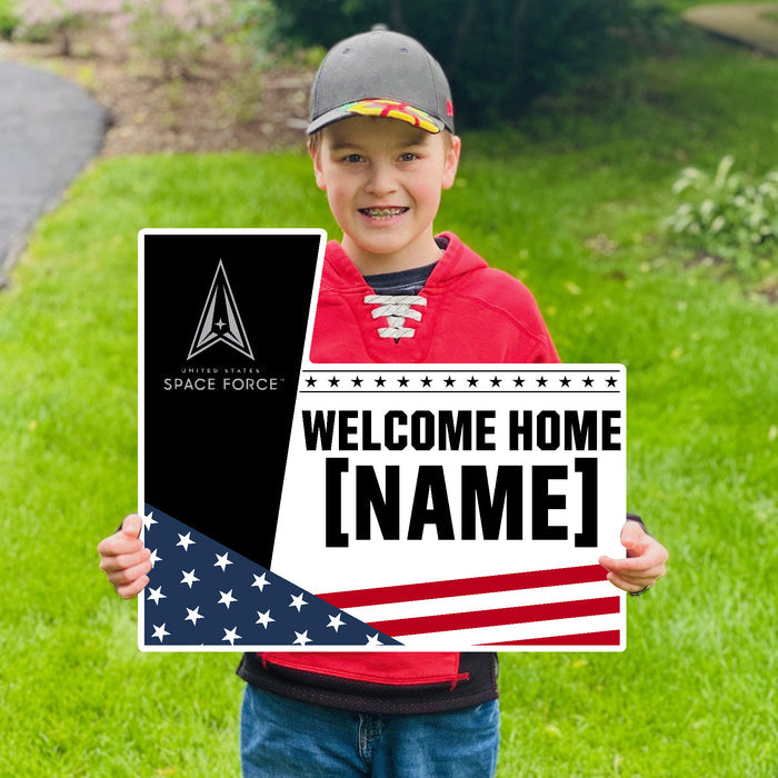 Space Force Welcome Home Custom Lawn Sign*