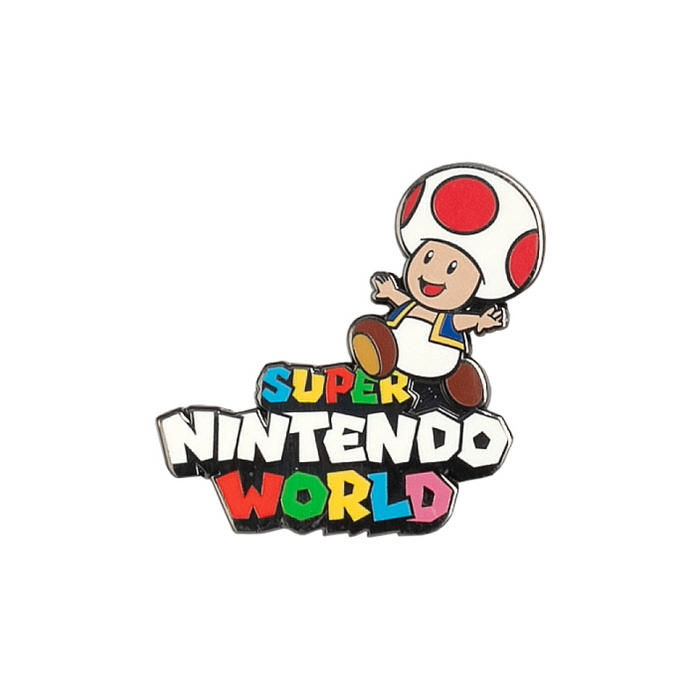 SUPER NINTENDO WORLD™; Toad Running Pin