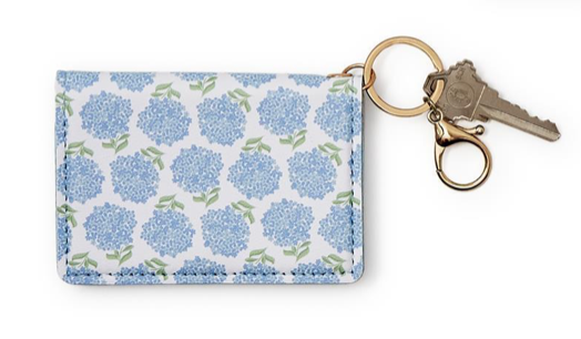 Two's Company Hydrangea Print ID Wallet