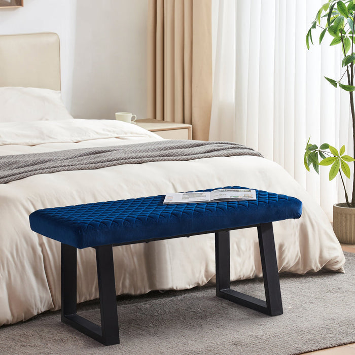 Blue / Velvet / 1 Piece