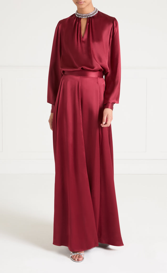 Beatrice Blouse - Claret