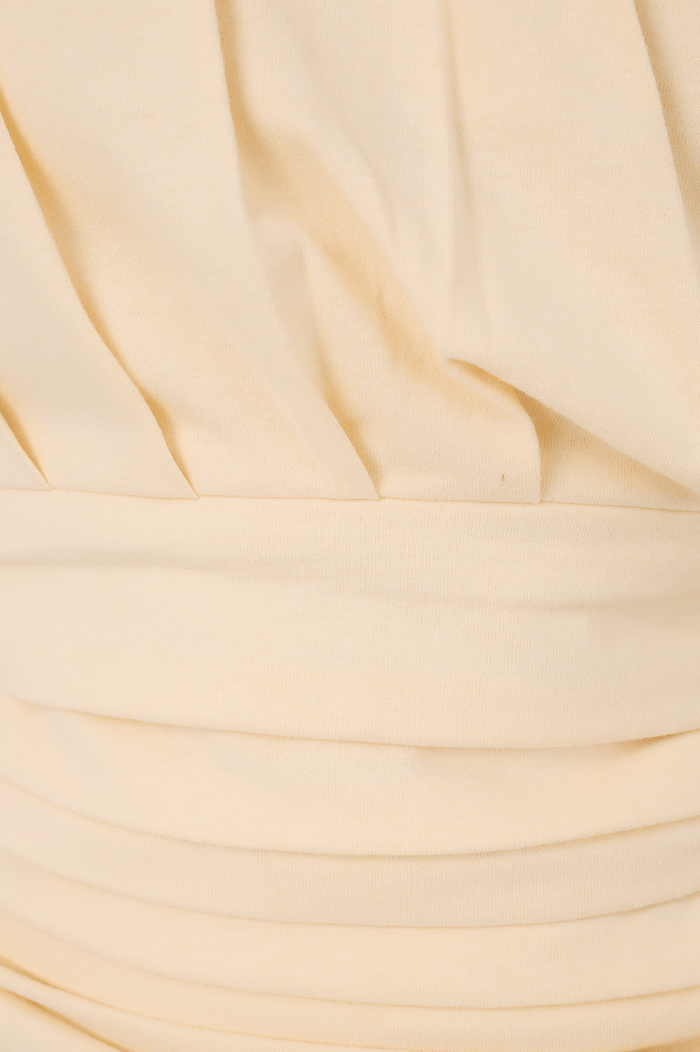 Beige One-Shoulder Blouse_6