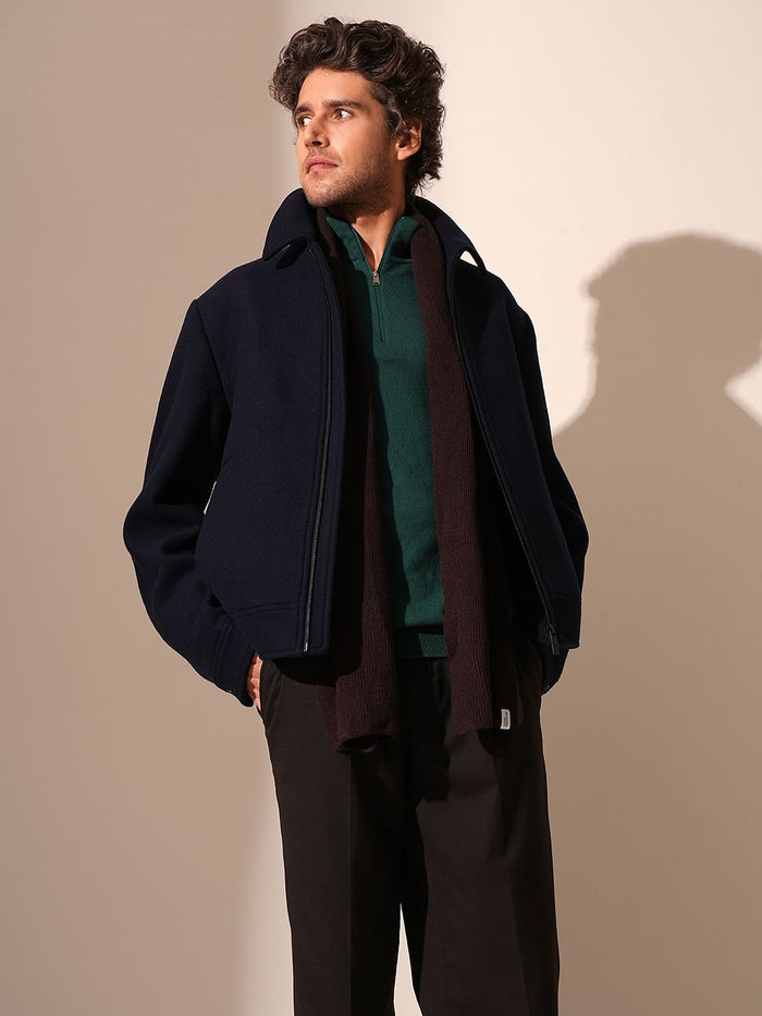 Blue Zipped Jacket