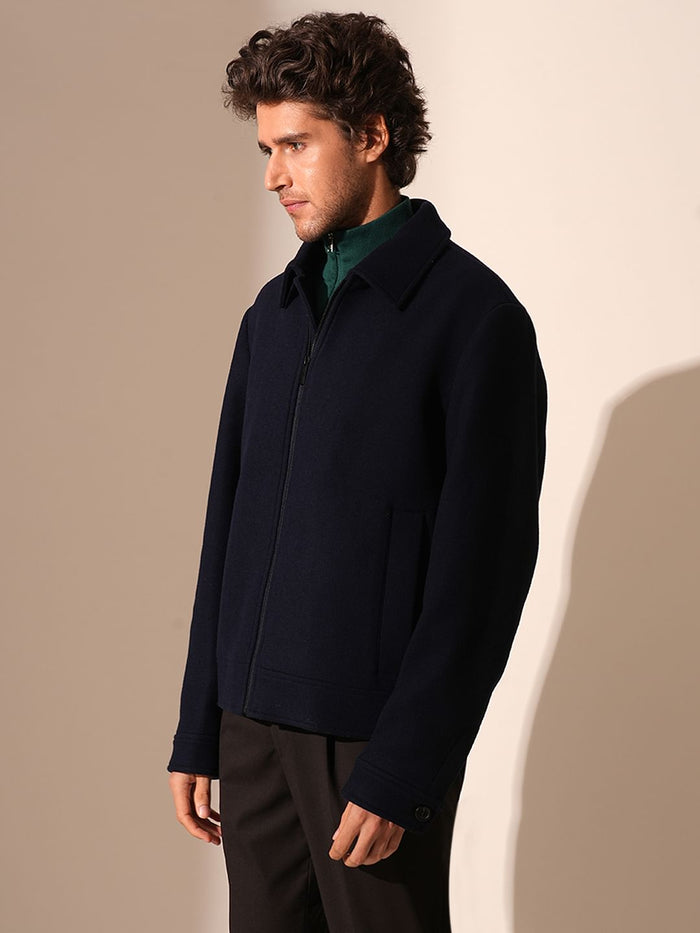 Blue Zipped Jacket