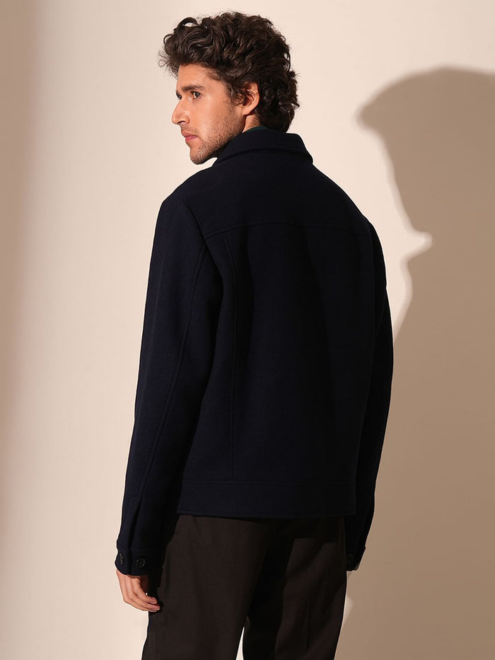 Blue Zipped Jacket