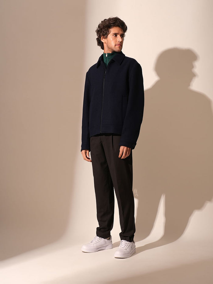 Blue Zipped Jacket