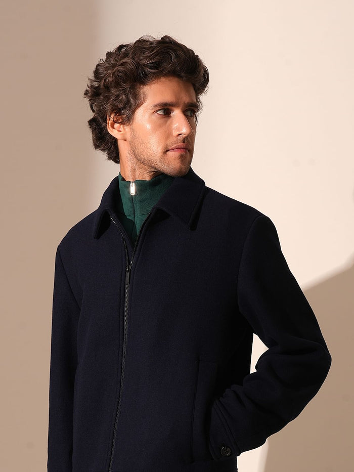Blue Zipped Jacket