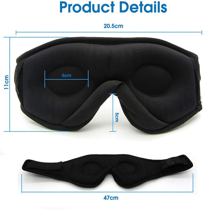 Bluetooth eye mask controls detail