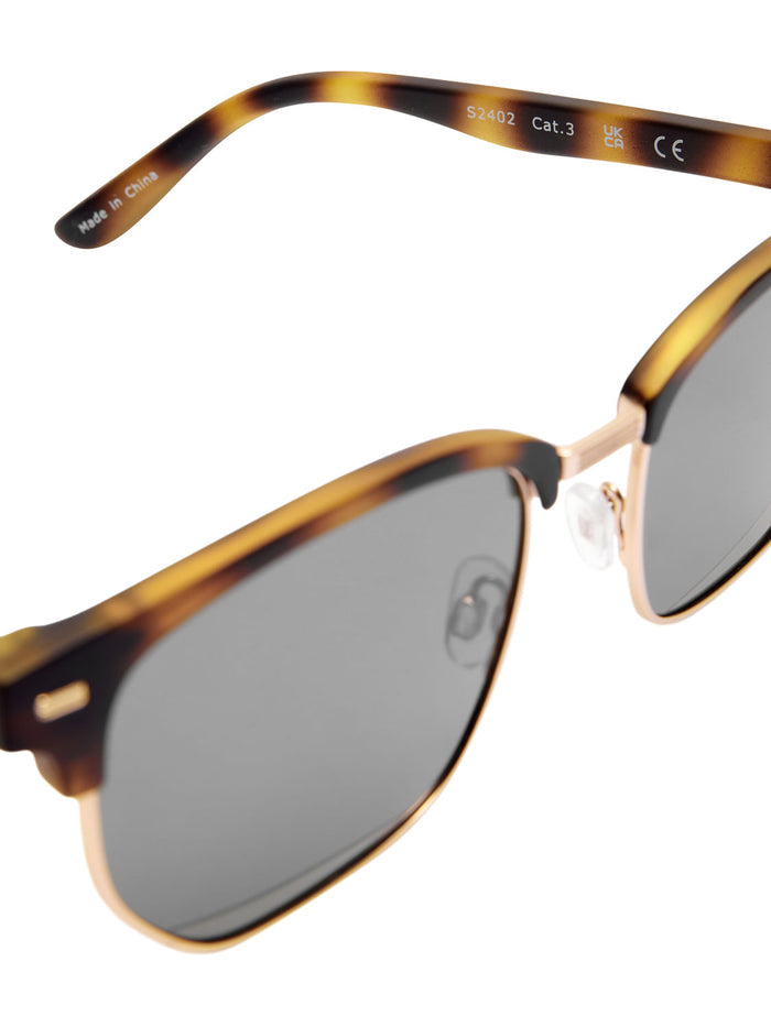 Brown Printed Sunglasses