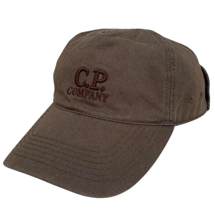 CP Company Khaki Green Cotton Goggle Cap