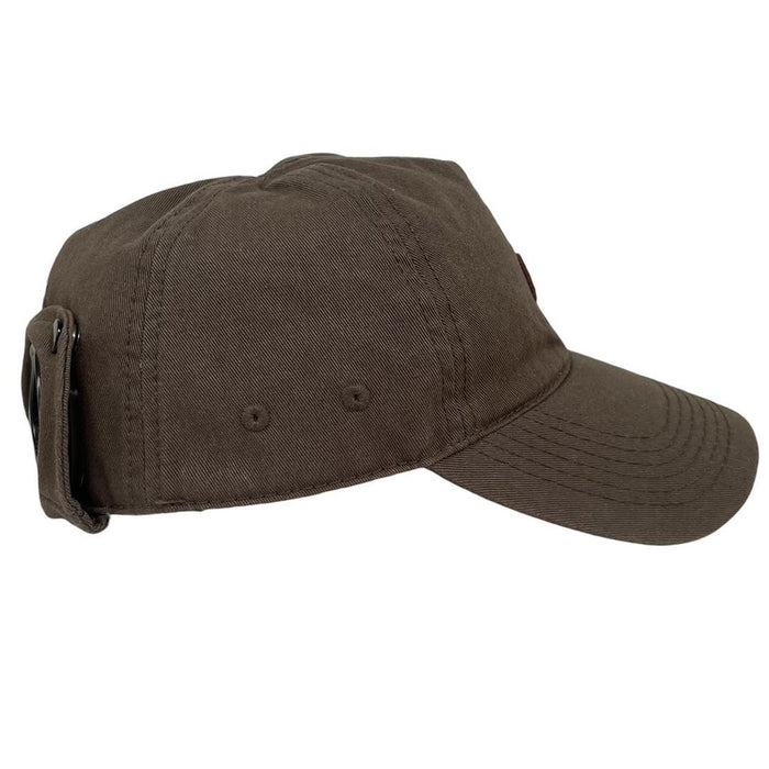 CP Company Khaki Green Cotton Goggle Cap