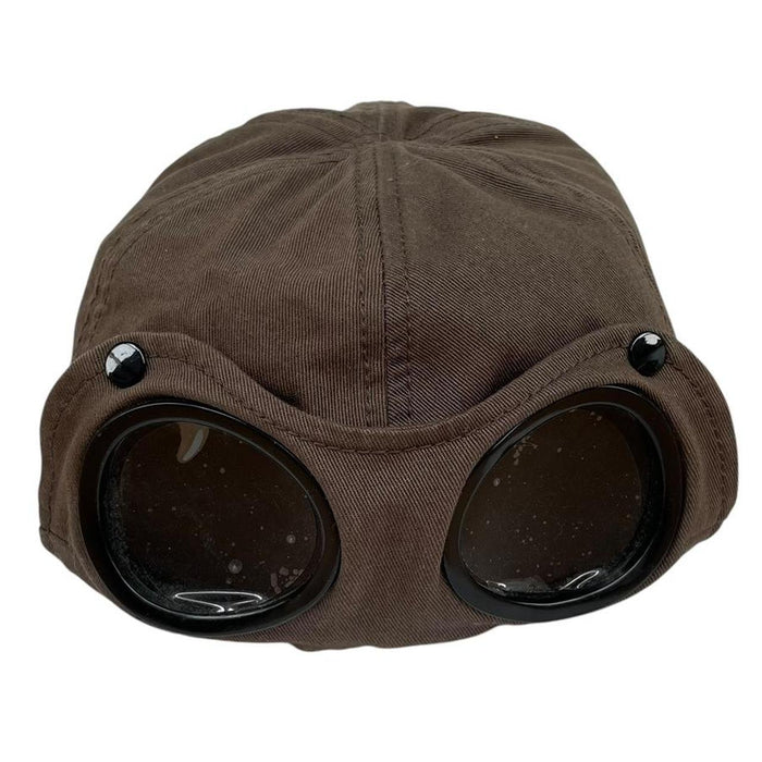 CP Company Khaki Green Cotton Goggle Cap