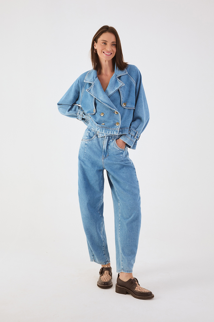 Denim Pockets Barrel Pants_2