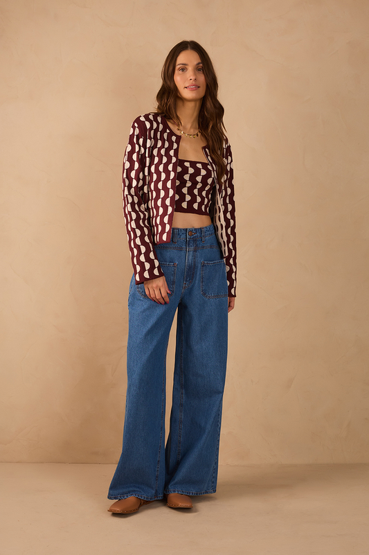 Denim Pockets Wide-Leg Pants_1