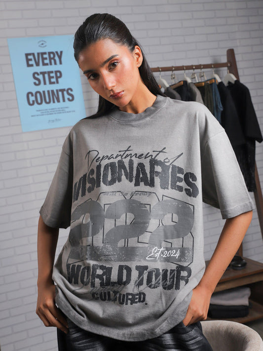 Dept of Visionaries tee additional lifestyle shot streetwear Pakistan – GROOVY
