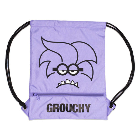 Despicable Me Purple Minion Cinch Bag