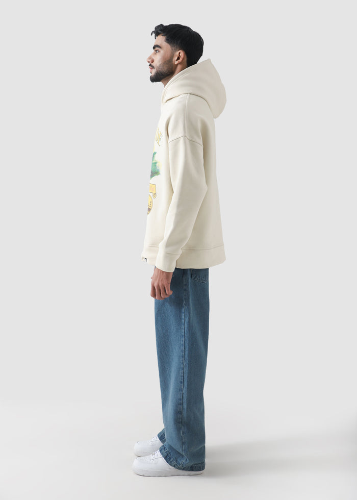 Eden Made oversized hoodie male model full body front view Pakistan – GROOVY