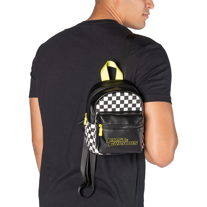 Fast & Furious Checkerboard Mini Backpack