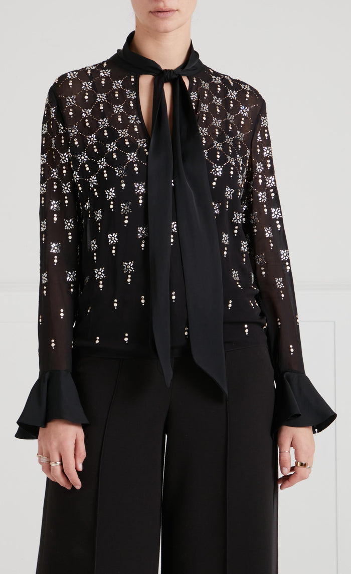 Gallantry Blouse - Black