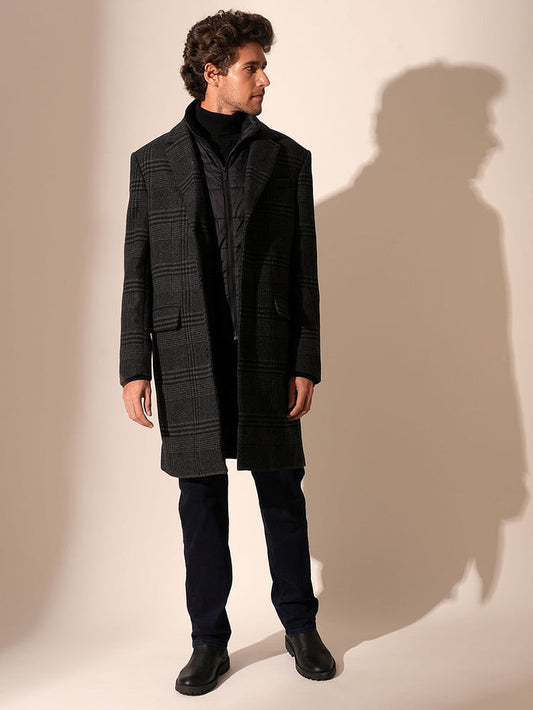 Grey 2-In-1 Coat