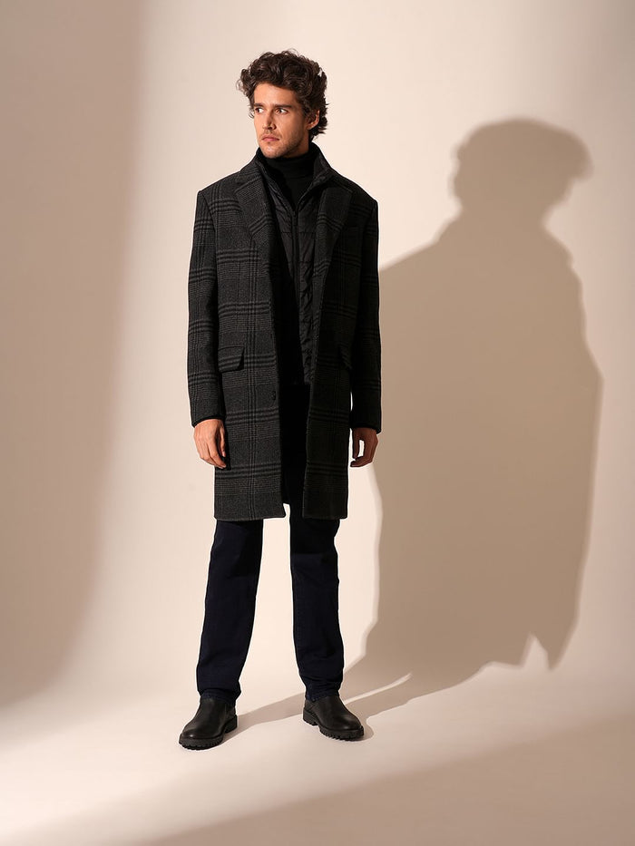 Grey 2-In-1 Coat