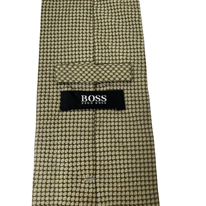Hugo Boss Green Silk Tie