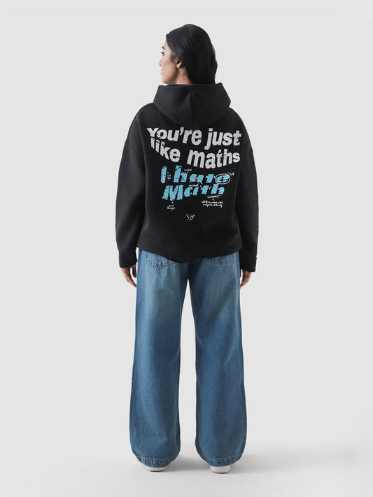 I Hate Maths oversized tee male model outdoor lifestyle Pakistan – GROOVY