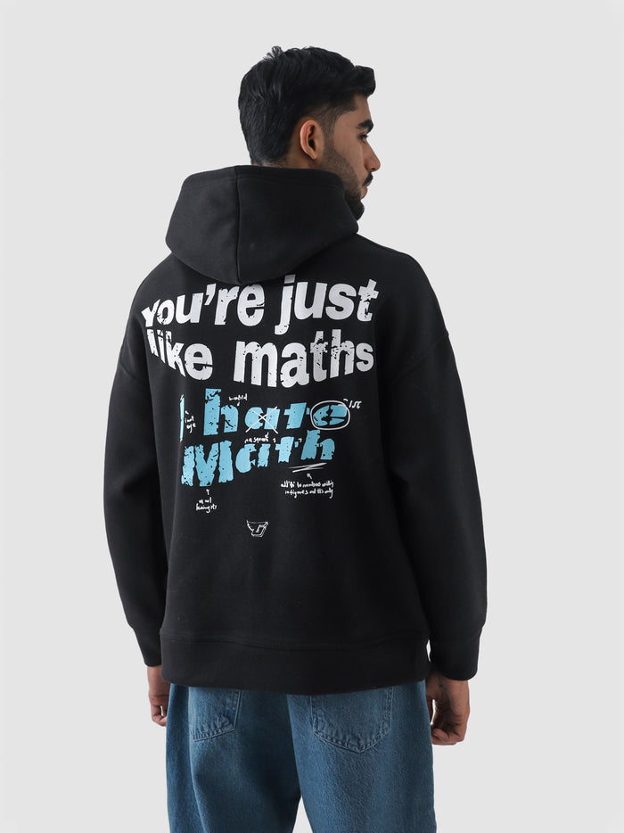 I Hate Maths tee male model seated lifestyle Pakistan – GROOVY
