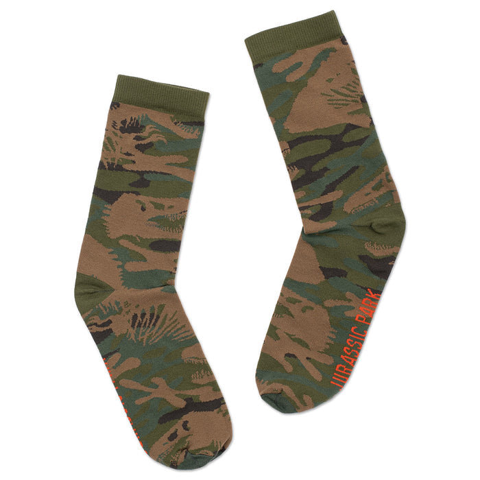 Jurassic Park Camo Socks