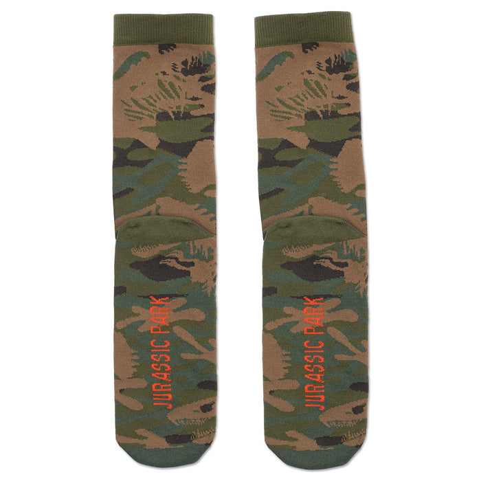 Jurassic Park Camo Socks