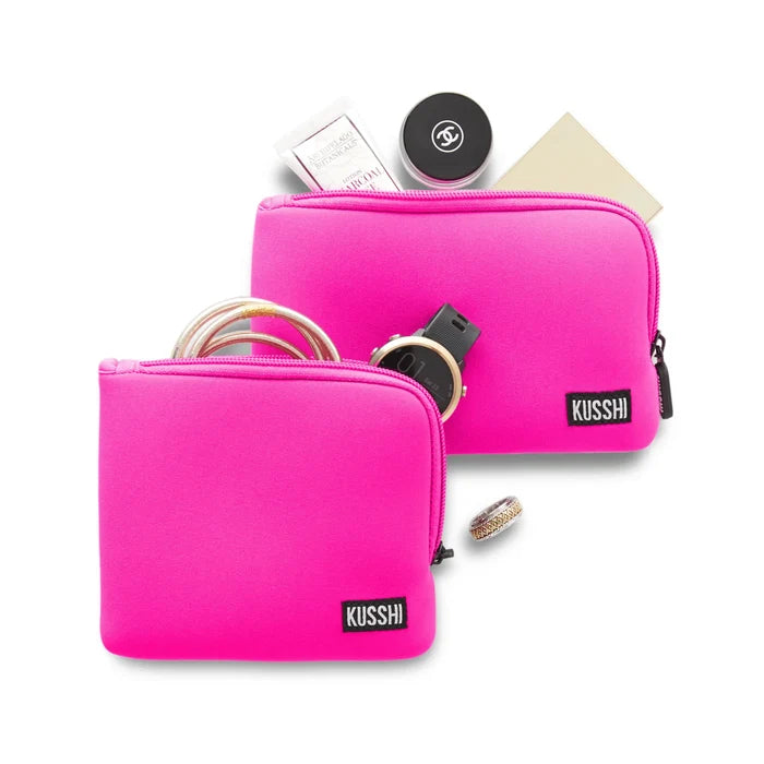 KUSSHI On-the-Go Pouch Set (Multiple Colors)