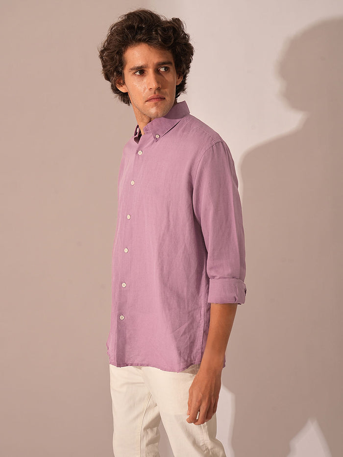 Light Purple Linen Shirt