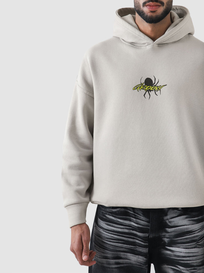 Make Your Own Luck oversized hoodie male model side view full body Pakistan – GROOVY