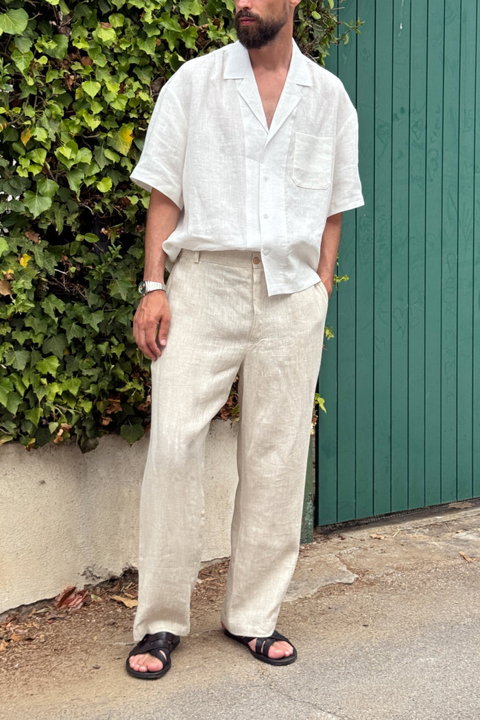 Men’s Linen Relaxed Straight Pants AVENS - IN STOCK