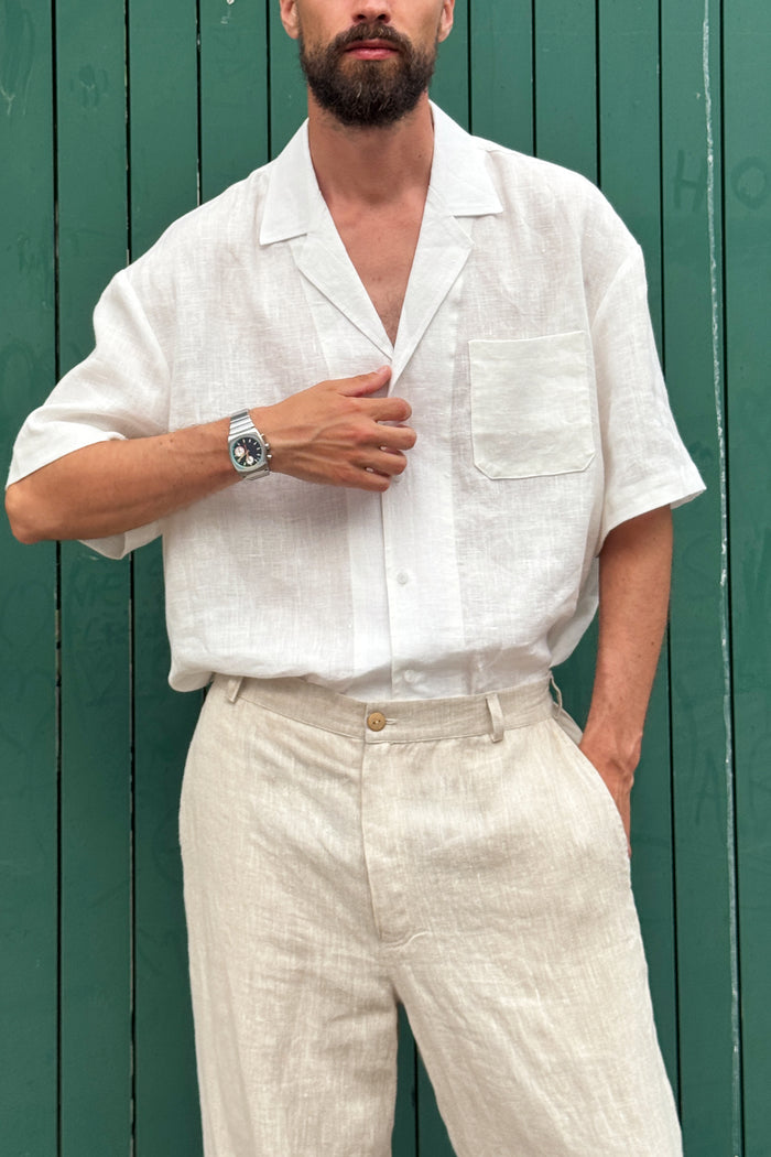 Men’s Linen Relaxed Straight Pants AVENS - IN STOCK