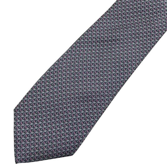 Michael Kors Multicoloured Geometric Pattern Silk Tie