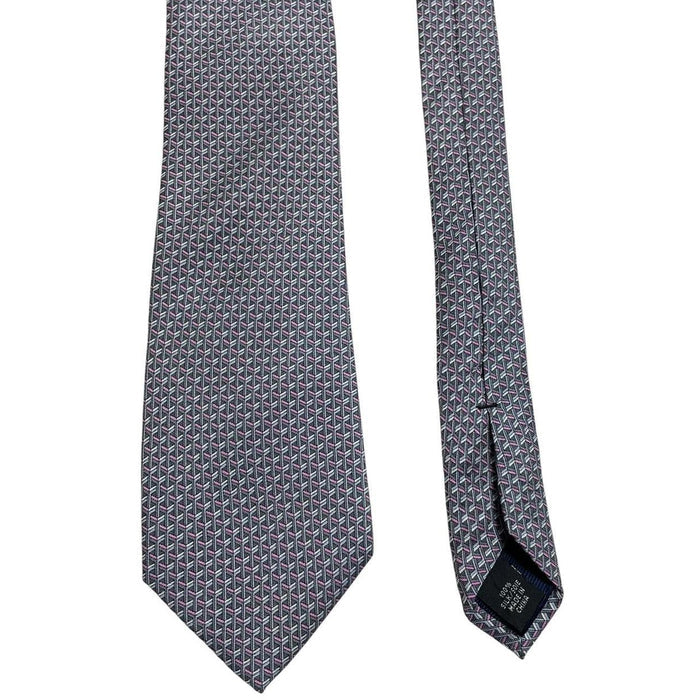 Michael Kors Multicoloured Geometric Pattern Silk Tie