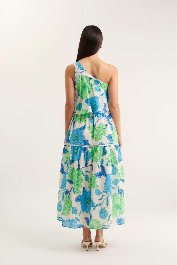 Olympia Calypso Dress In Blue