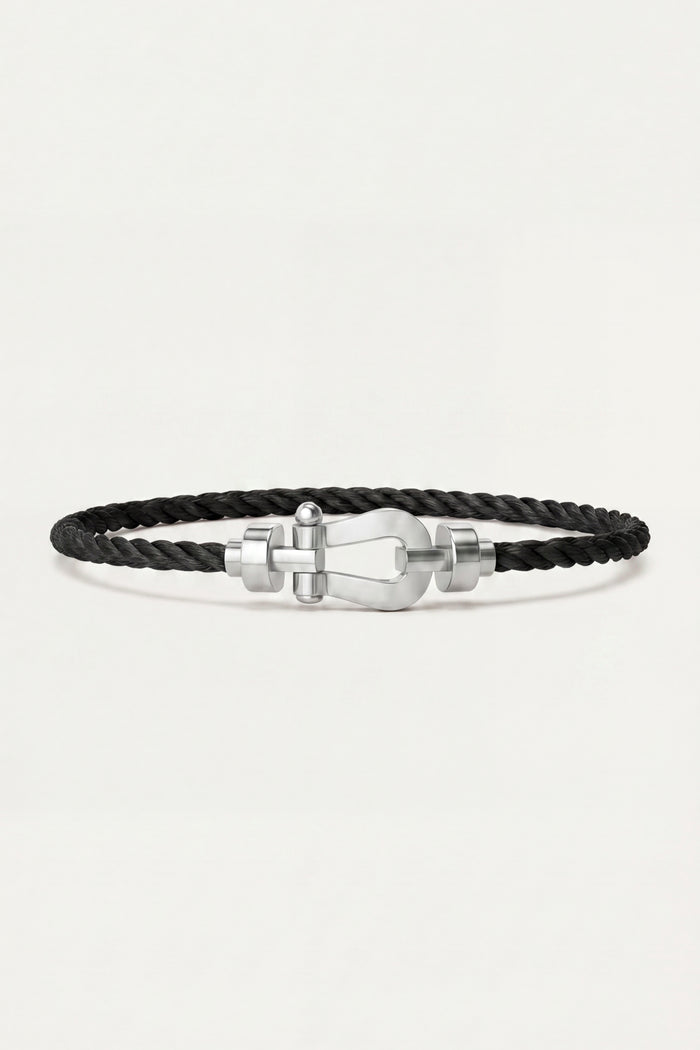 Ortigia Platinum Bracelet Black