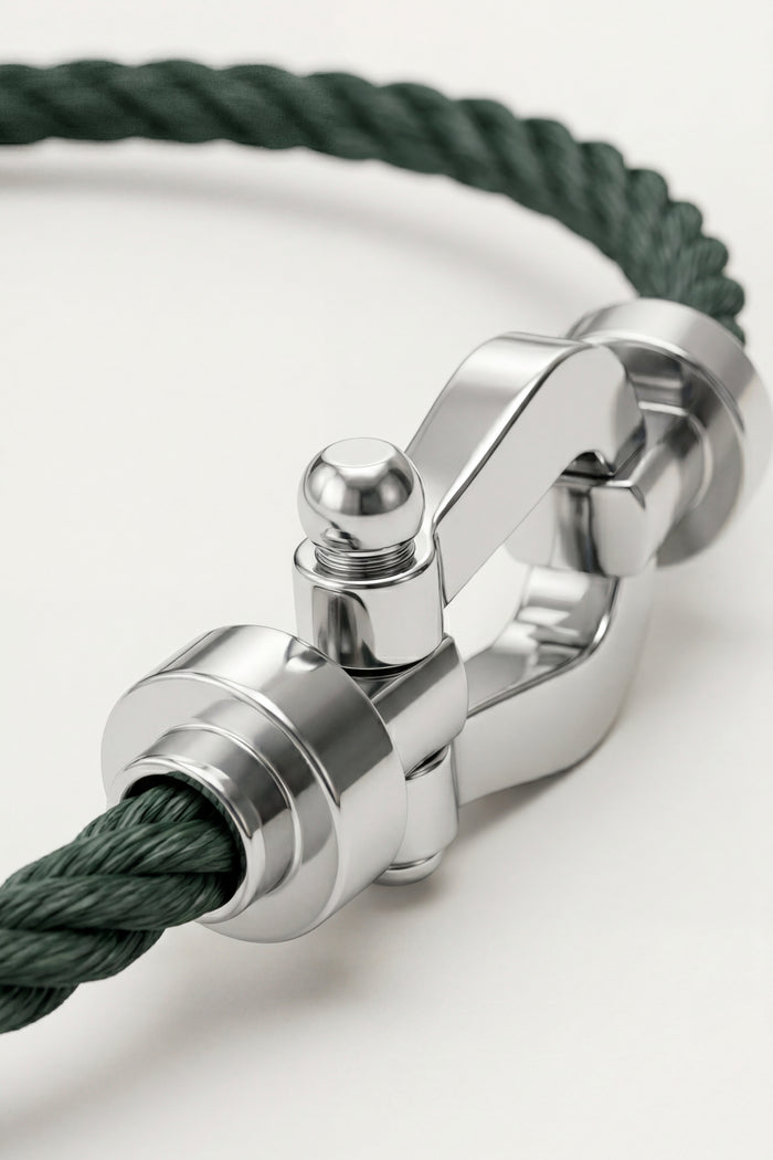 Ortigia Platinum Bracelet Sage Green