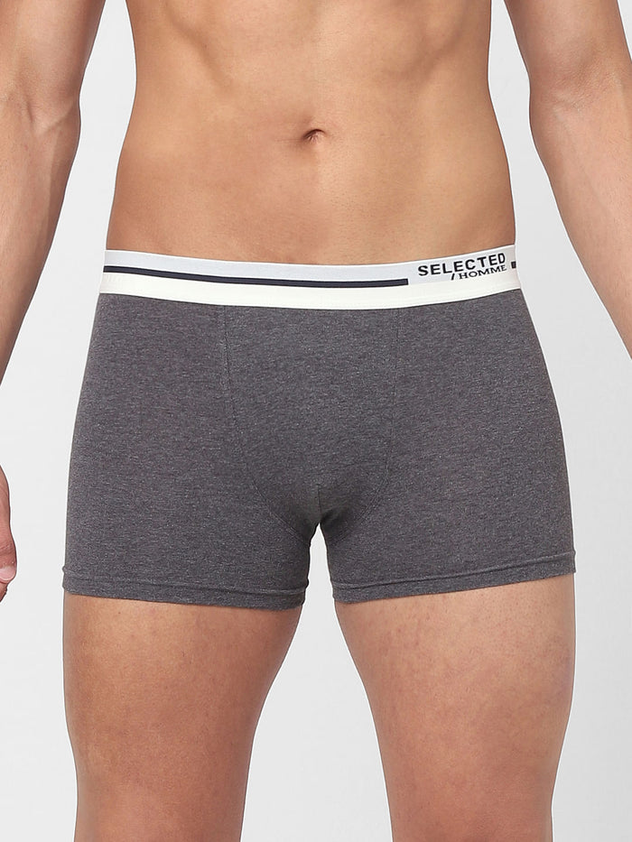 Pack of 3 Trunks - Grey, Dark Grey, Blue