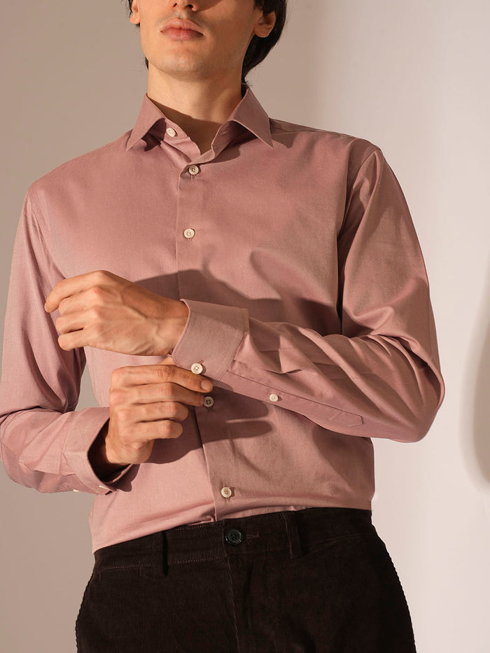 Pink Formal Cotton Shirt