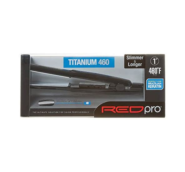 RED by Kiss Professional Titanium 460 Flat Iron – 1”