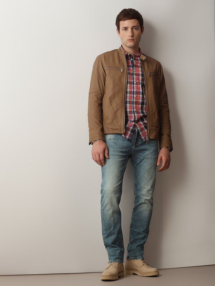 Red Check Full Sleeves Shirt