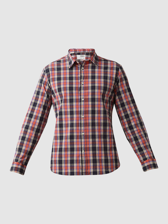 Red Check Full Sleeves Shirt